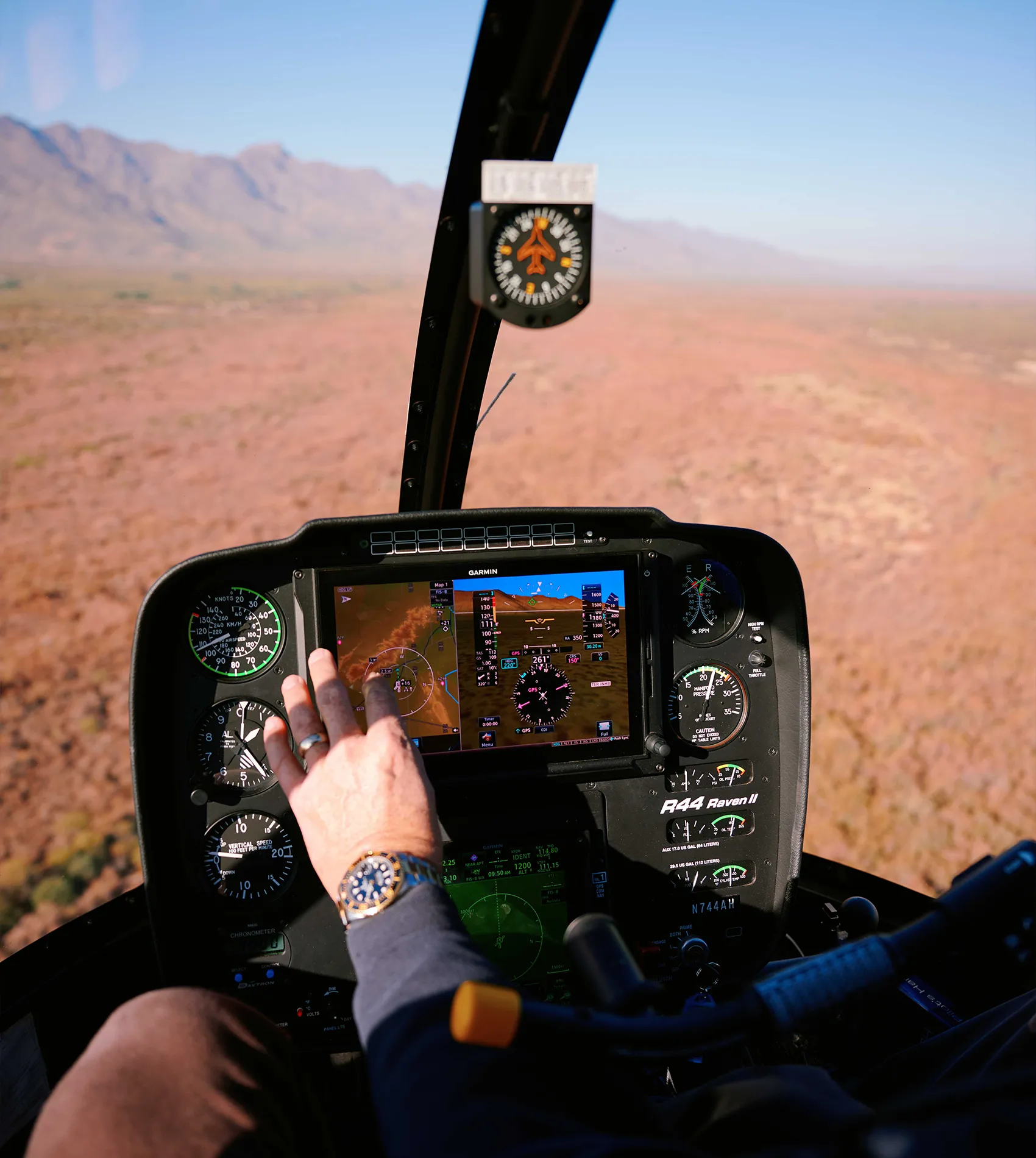 Helicopter cockpit